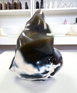 Orca Agate flame