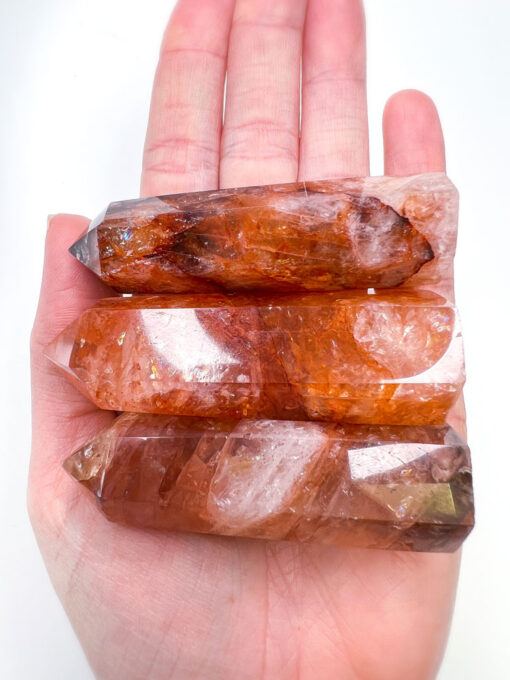 Fire Quartz point