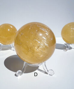 Honey Calcite sphere