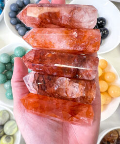 Fire Quartz point