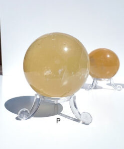 Honey Calcite sphere