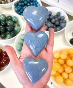 Angelite heart