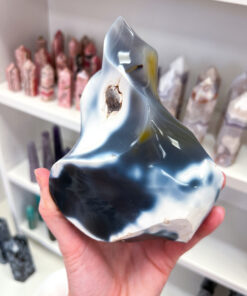 Orca Agate flame