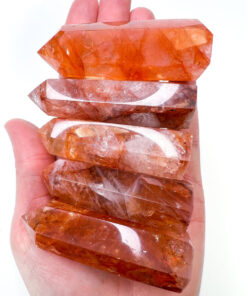 Fire Quartz point