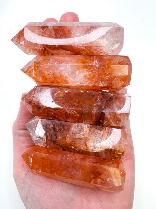 Fire Quartz point