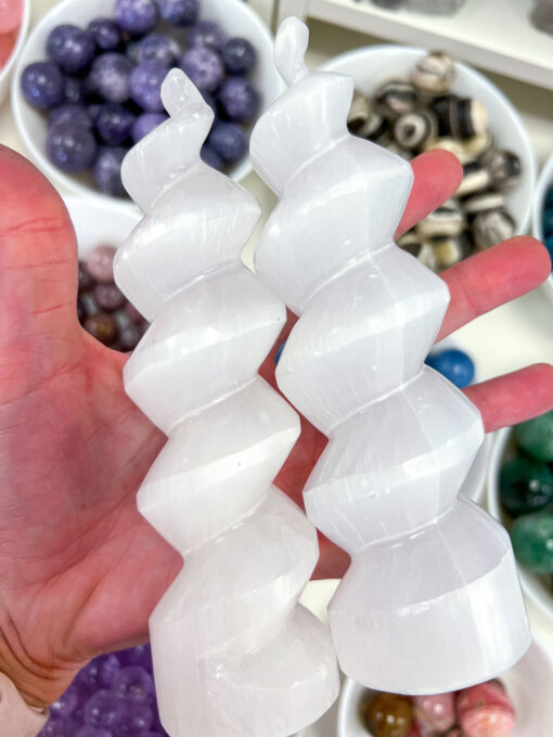 Selenite spiral tower