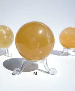 Honey Calcite sphere