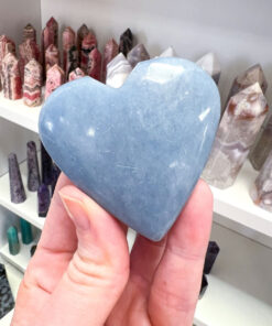 Angelite heart