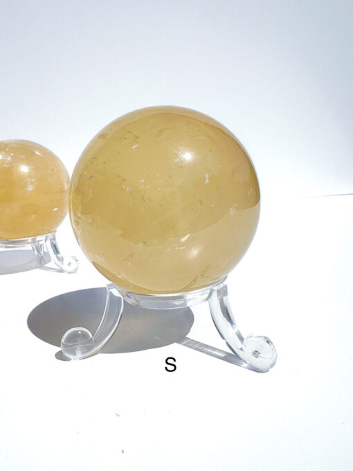 Honey Calcite sphere