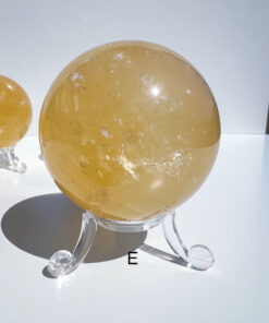 Honey Calcite sphere