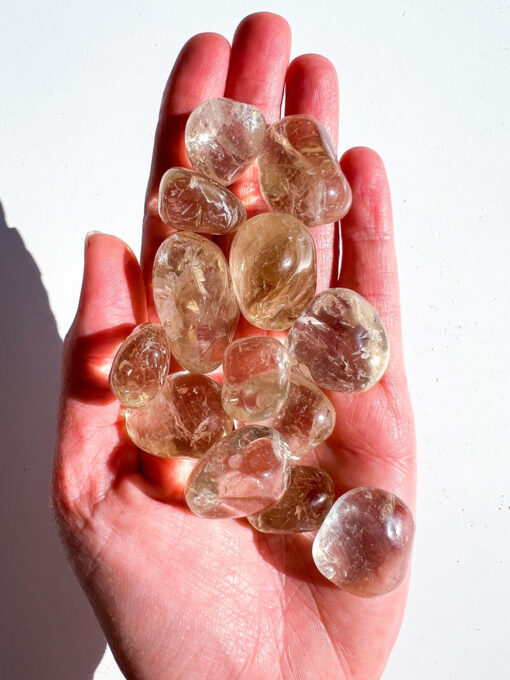 natural Citrine tumble