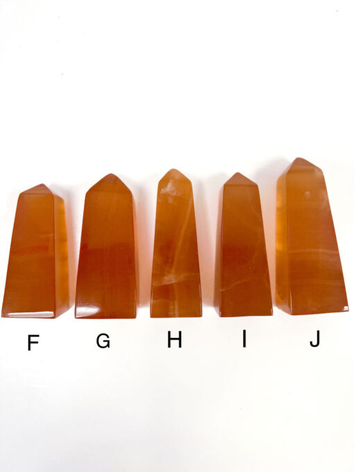 high quality Honey Calcite obelisk