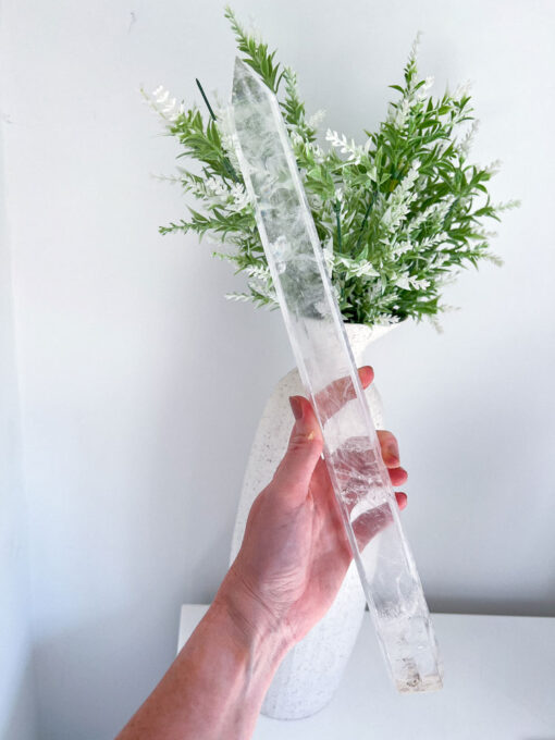 Large Clear Quartz tower