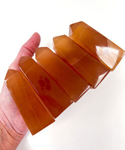 high quality Honey Calcite obelisk