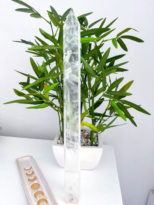 Large Clear Quartz tower