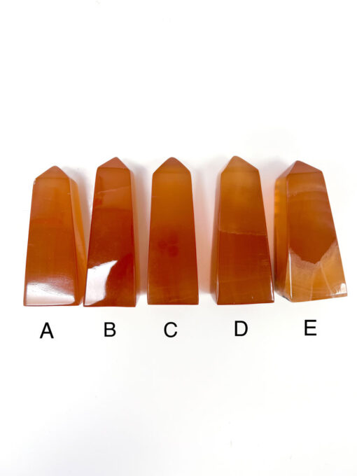 high quality Honey Calcite obelisk