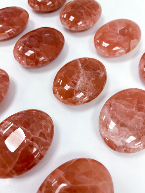 Rose Calcite palm