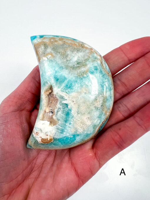 Blue Aragonite moon