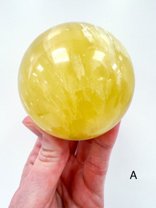 Lemon Calcite sphere