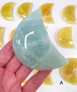 Pistachio Calcite moon