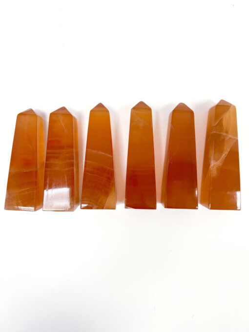 high quality Honey Calcite obelisk