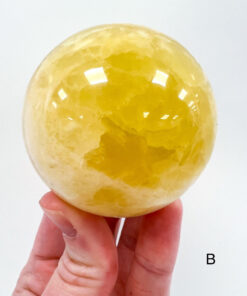 Lemon Calcite sphere