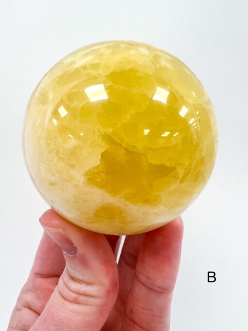 Lemon Calcite sphere