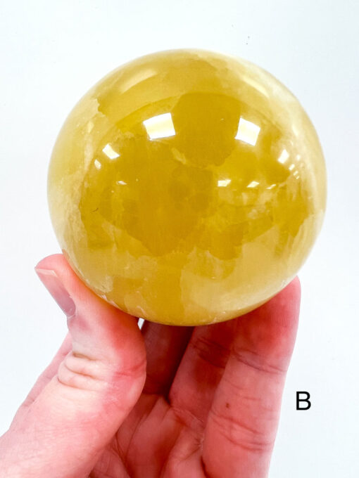 Lemon Calcite sphere