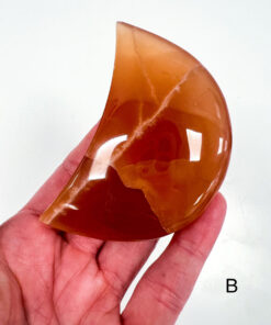 Honey Calcite moon