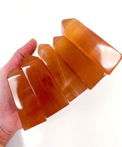 high quality Honey Calcite obelisk