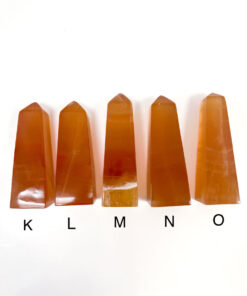 high quality Honey Calcite obelisk