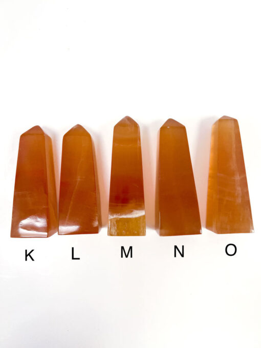 high quality Honey Calcite obelisk