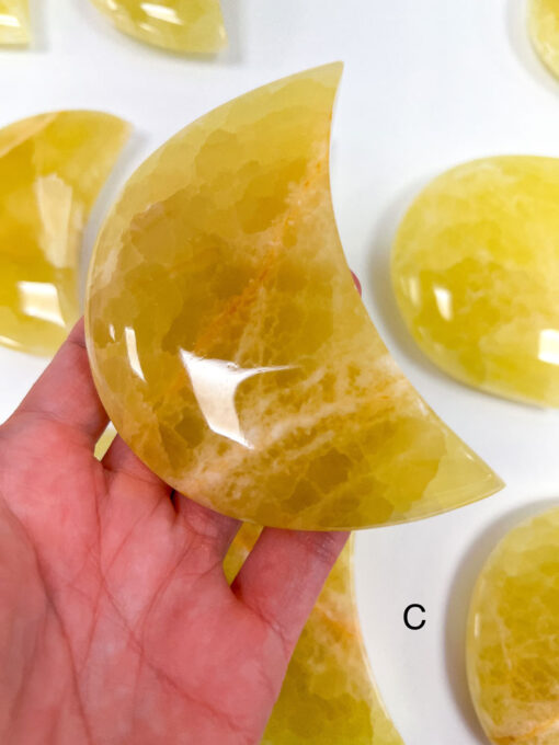 Lemon Calcite moon