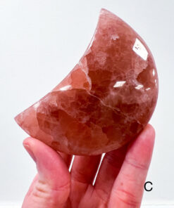 Rose Calcite moon