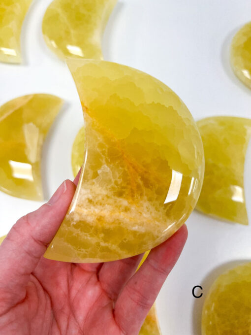 Lemon Calcite moon