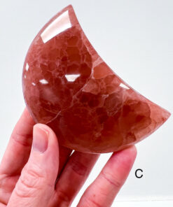 Rose Calcite moon