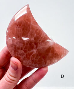 Rose Calcite moon