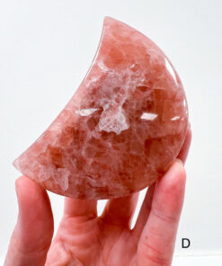 Rose Calcite moon