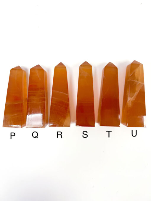 high quality Honey Calcite obelisk