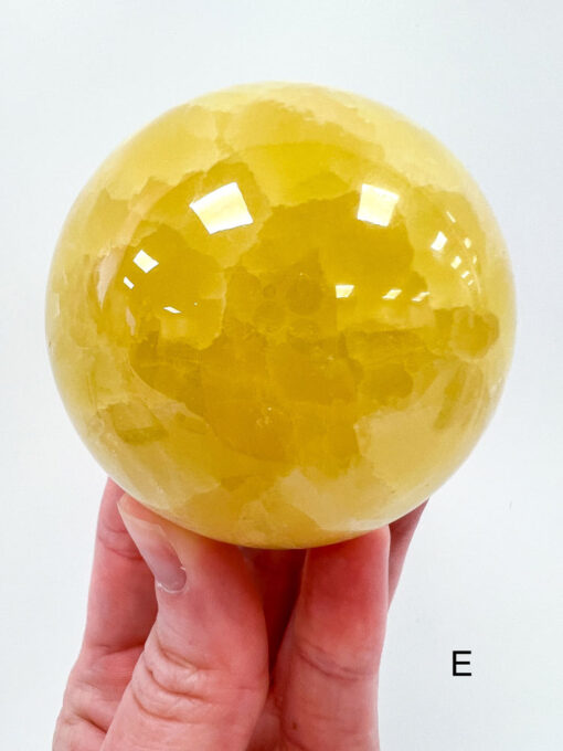 Lemon Calcite sphere