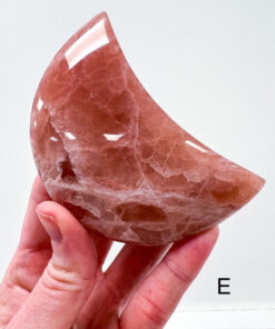 Rose Calcite moon