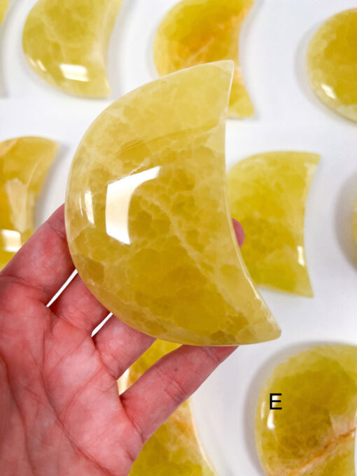 Lemon Calcite moon