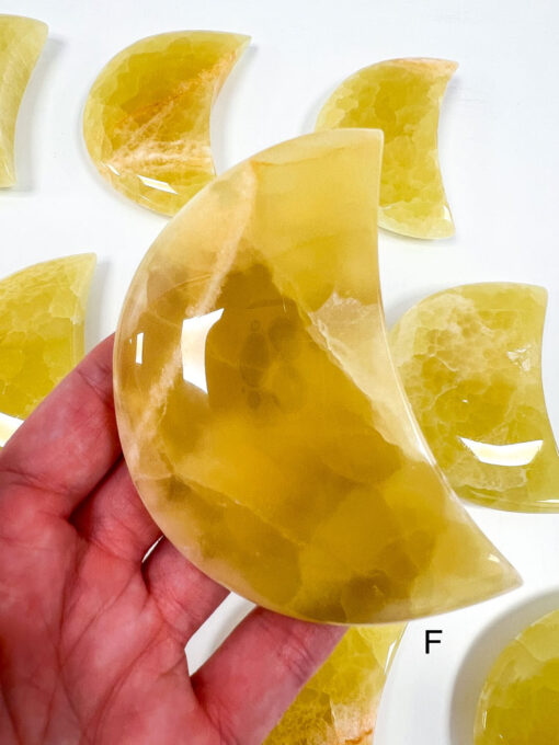 Lemon Calcite moon