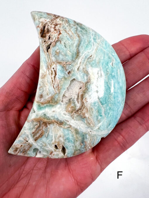 Blue Aragonite moon