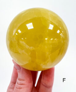 Lemon Calcite sphere