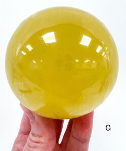 Lemon Calcite sphere