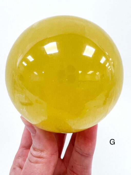 Lemon Calcite sphere