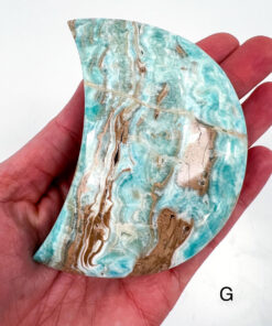 Blue Aragonite moon