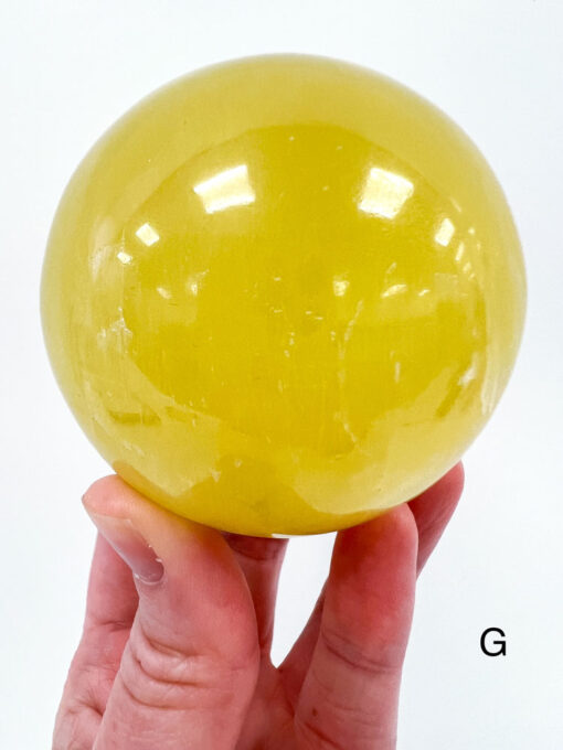 Lemon Calcite sphere