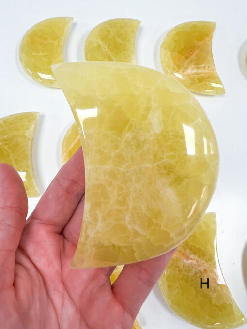 Lemon Calcite moon